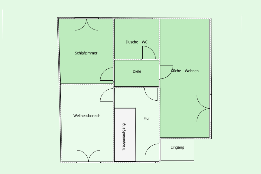 plan-ferienwohnung-rheingau Grundriss Ferienwohnung Rheinsteig